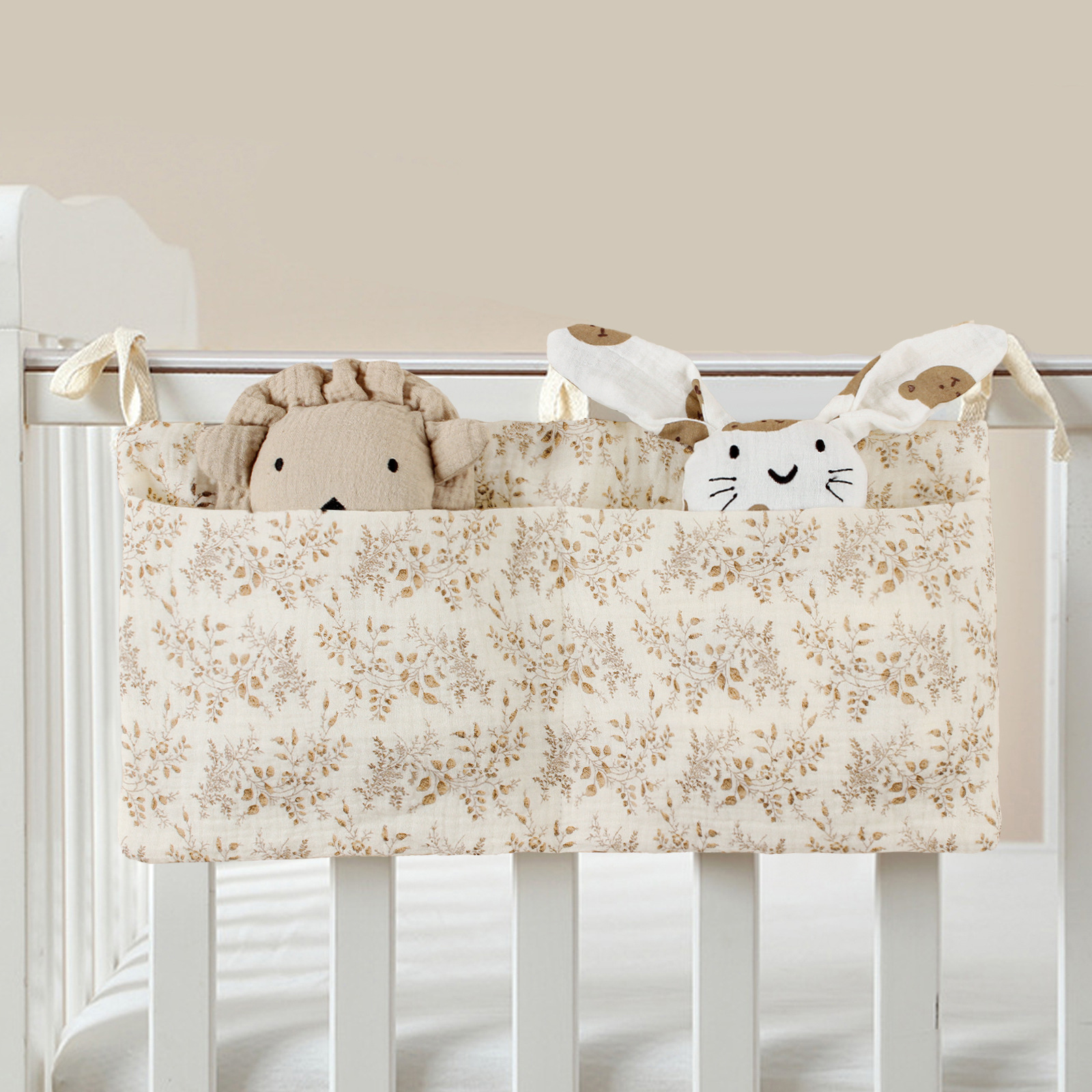 Baby Nursery Trolley - New Cotton Bedside Diaper Bag Cute