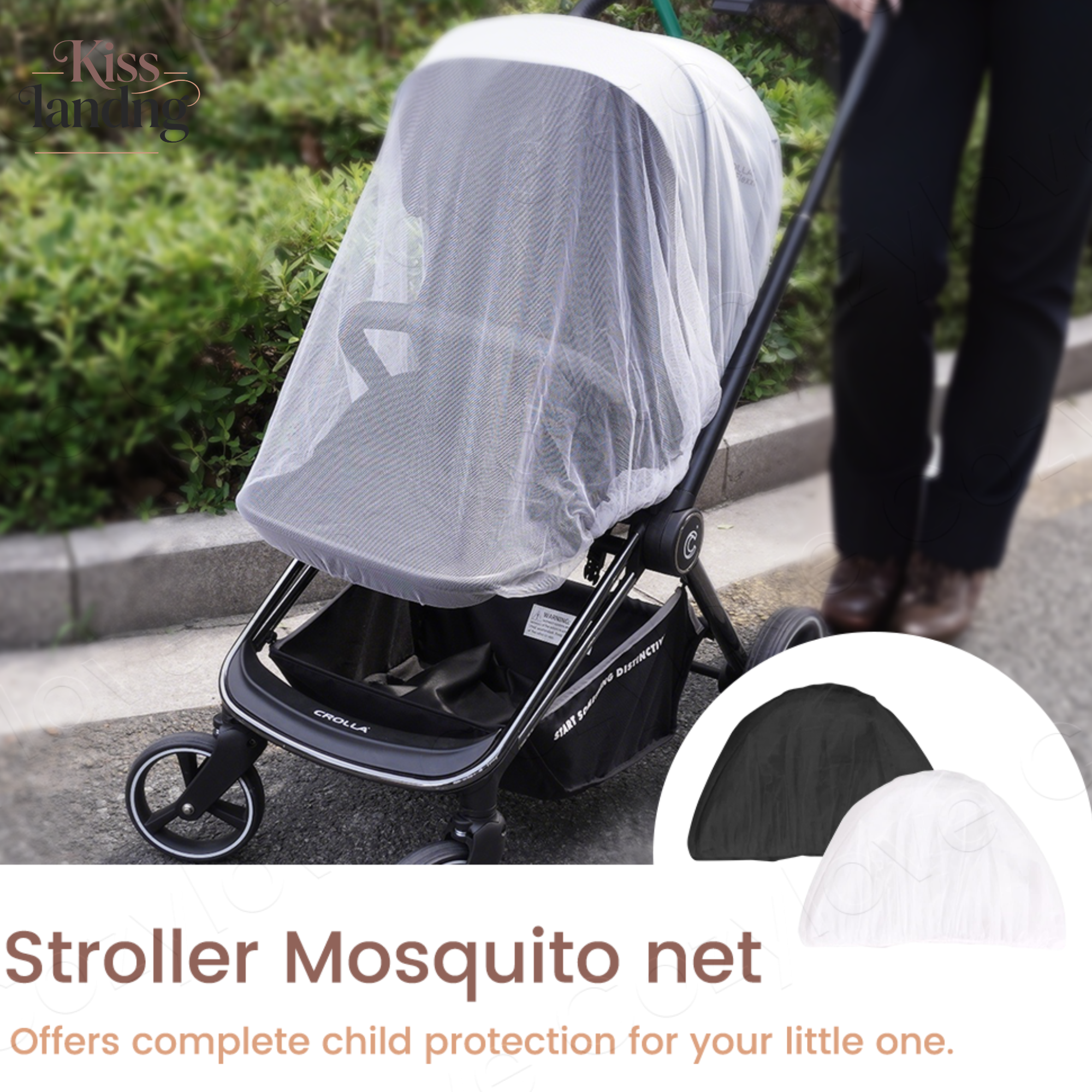 Baby Nursery Trolley - Universal Stroller Mosquito Net Breathable Mesh