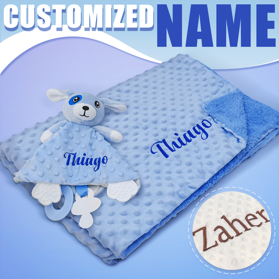 Baby Nursery Accessories - Custom Name Baby Blanket Personalized Baby