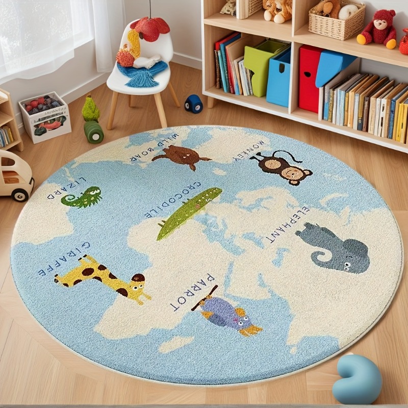Soft Rug Nursery - Children's Carpet Cute Cartoon Style Rugs
