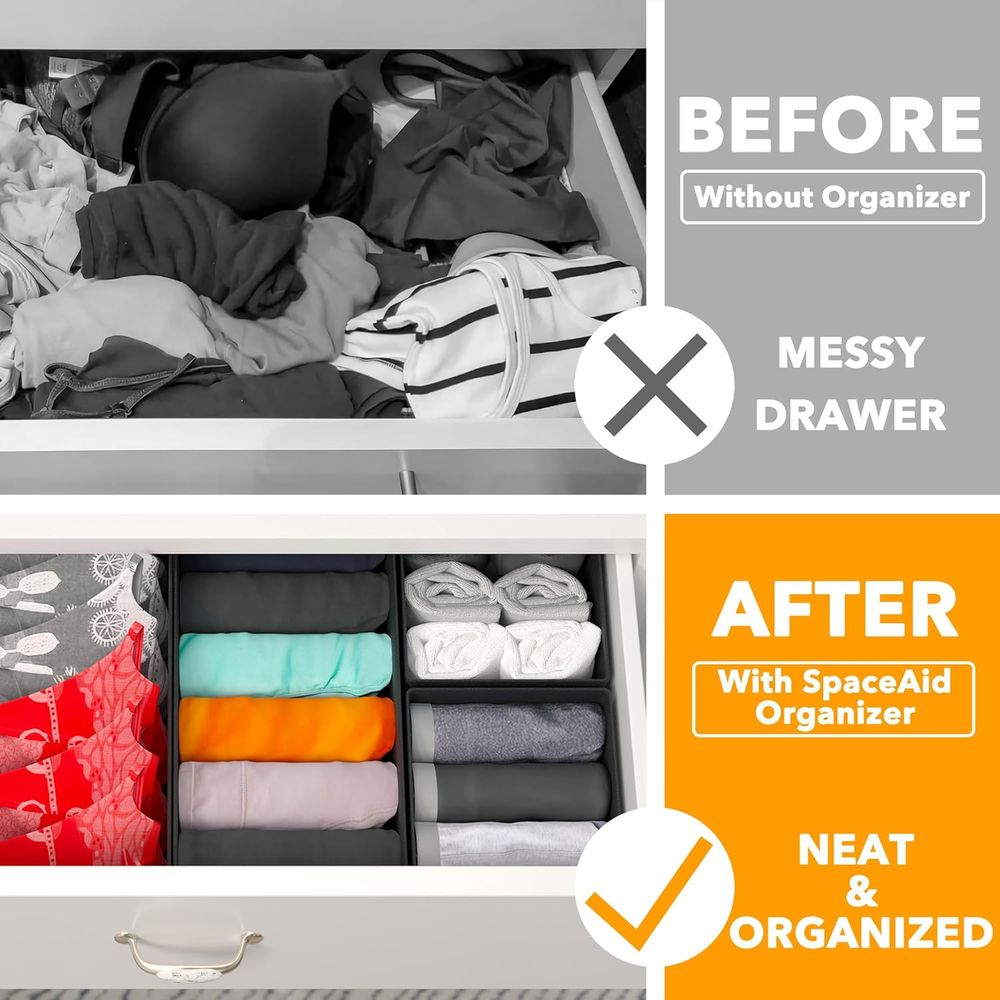 12 Pack Drawer Organizer Bins  - Baby Nursery Closet Organization avis et prix