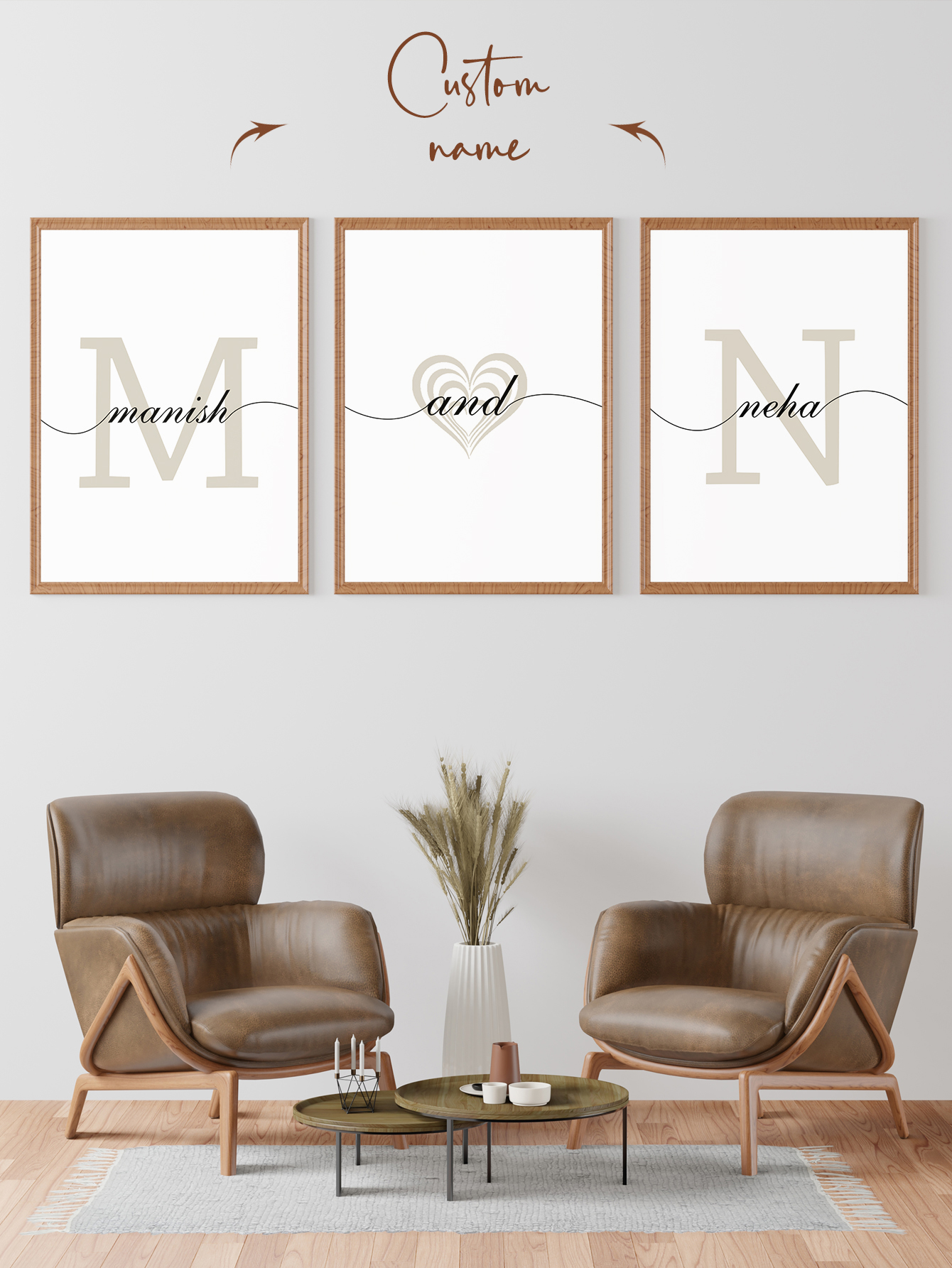 3Pcs Custom Photo Frameless Ca - Baby Nursery Prints avis et prix