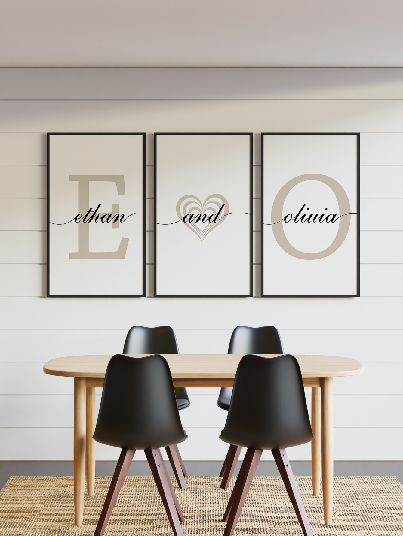 3Pcs Custom Photo Frameless Ca - Baby Nursery Prints avis et prix