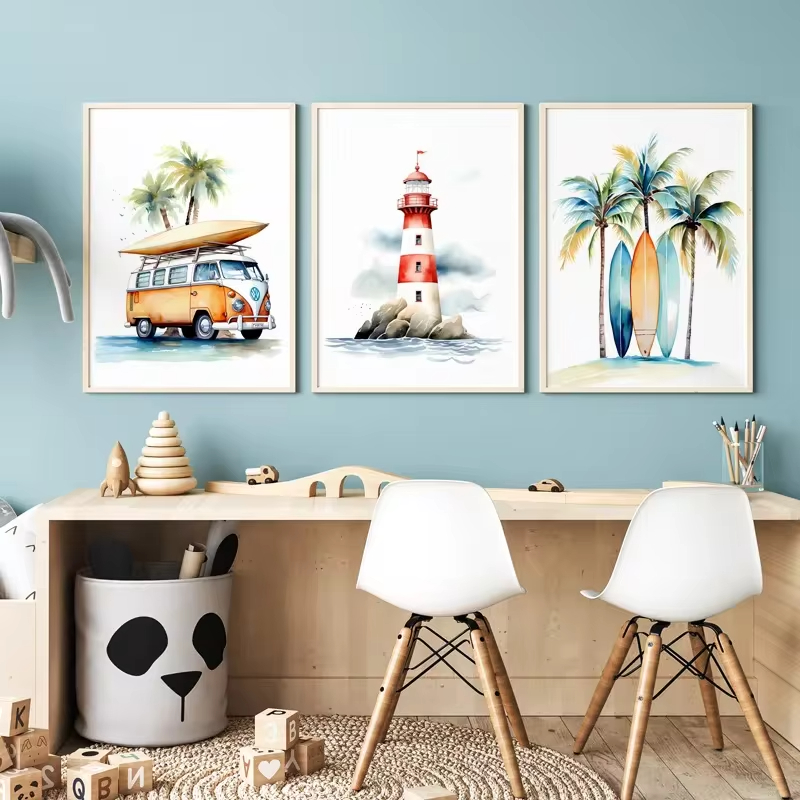 Surf Ocean Themed Nursery Beac - Baby Nursery Mirror avis et prix