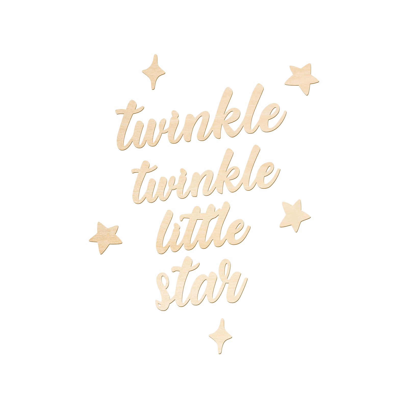 Twinkle Twinkle Little Star Wo - Baby Nursery Wall Decor avis et prix
