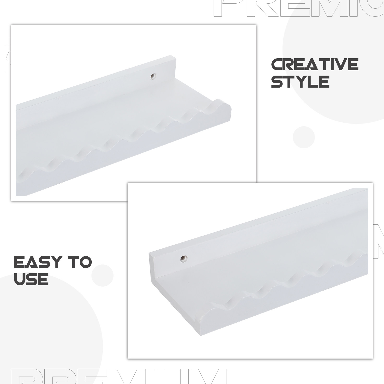 2Pcs Nursery Shelves Wood Floa - Baby Nursery Floating Shelves avis et prix