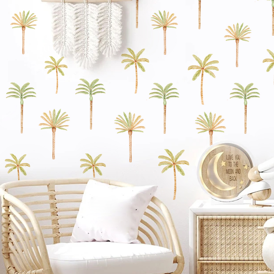 Boho Coconut Palm Tree Wall St - Baby Nursery Accessories avis et prix