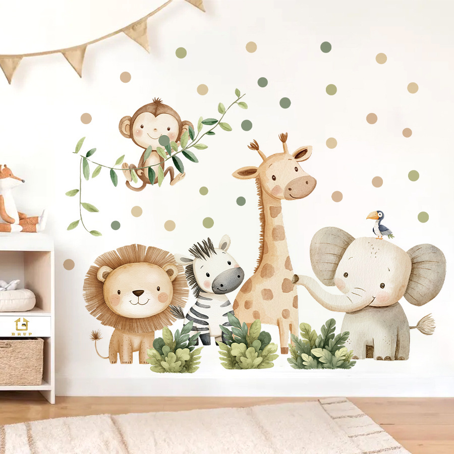 Boho Forest Animals Wall Stick - Baby Nursery Accessories avis et prix