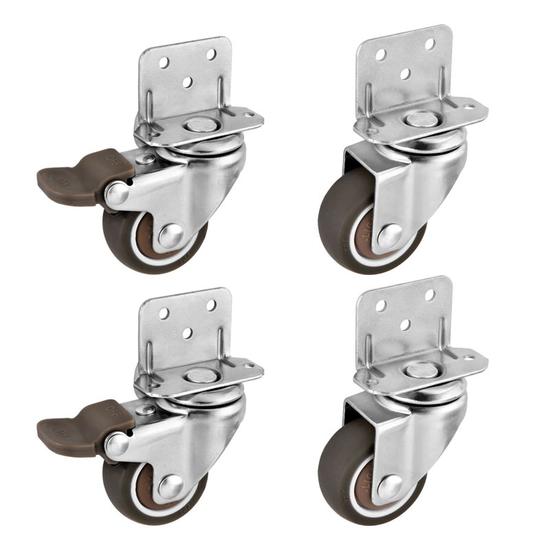 4Pcs L Type Furniture Casters  - Baby Nursery Trolley avis et prix