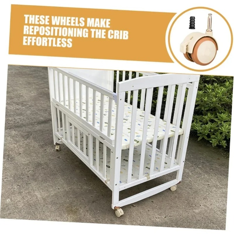 2/4/6/8Pcs Swivel Caster Cabin - Baby Nursery Trolley avis et prix