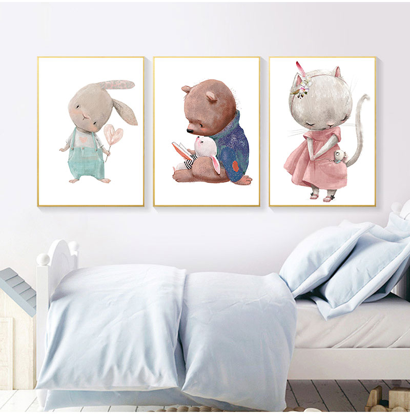 1PC frameless decorative art p - Baby Nursery Prints avis et prix