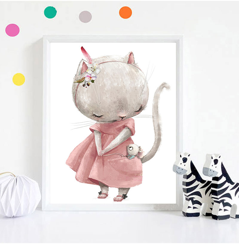 1PC frameless decorative art p - Baby Nursery Prints avis et prix