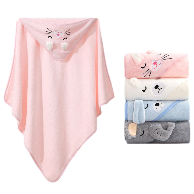 Cartoon Animal Baby Bath Towel - Baby Nursery Accessories avis et prix