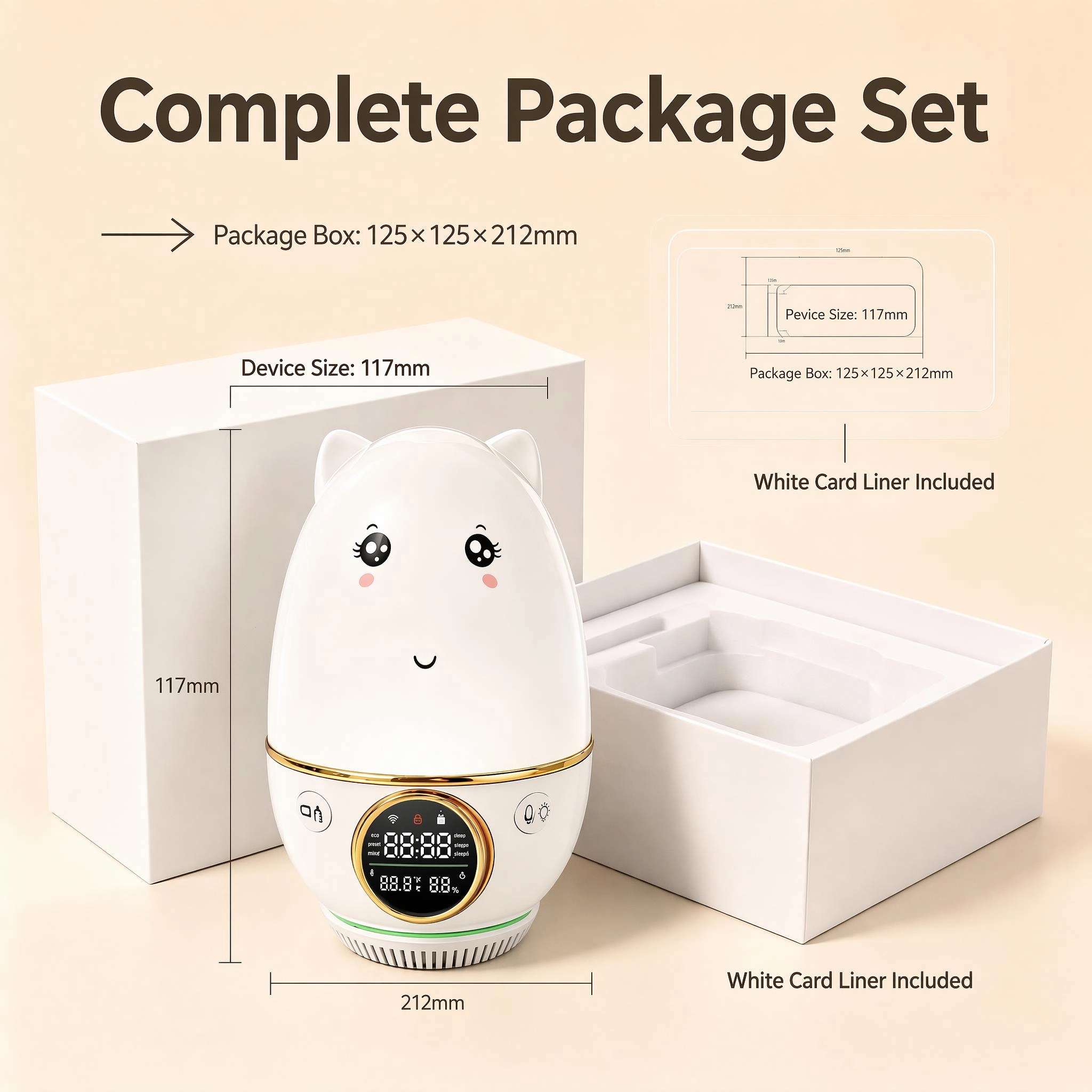 HoldPeak Baby Monitor CO₂±50pp - Baby Nursery Co avis et prix