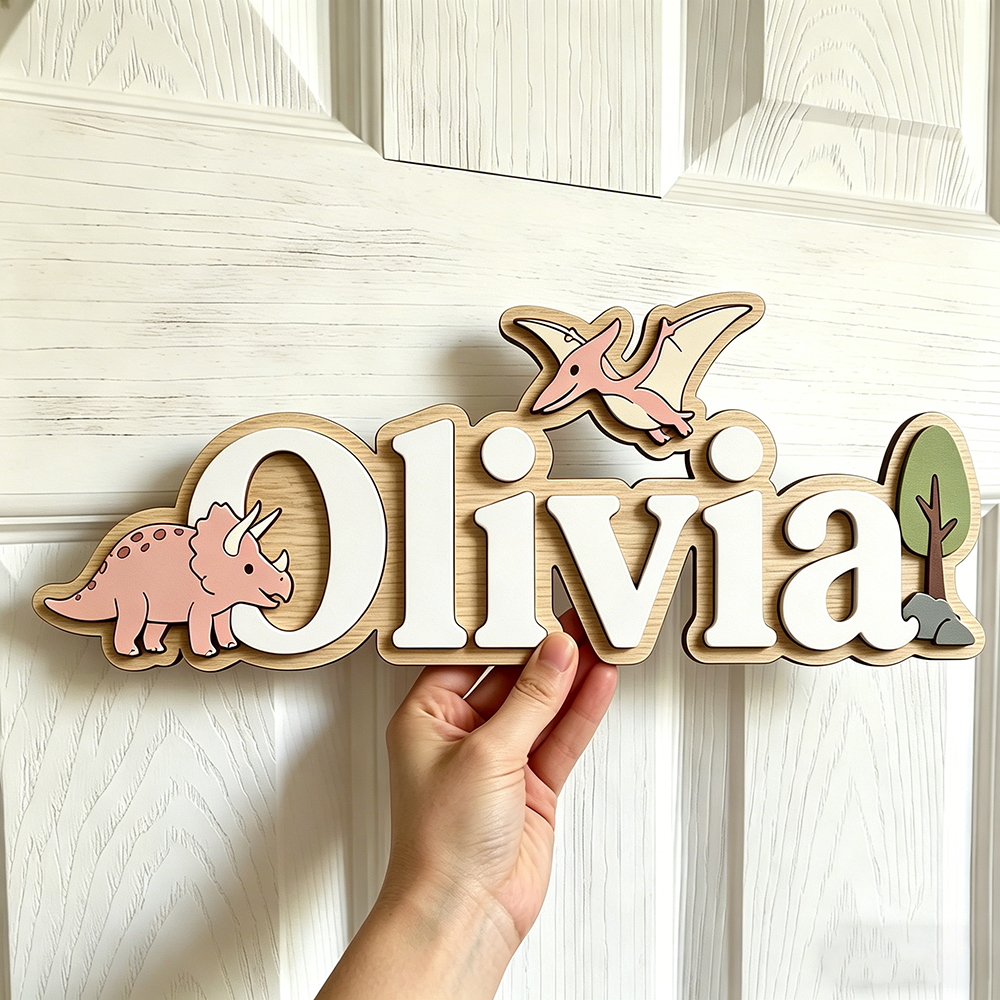 Personalized Dinosaur Name Sig - Baby Nursery Baby avis et prix