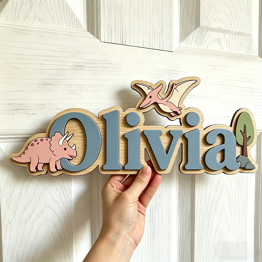 Personalized Dinosaur Name Sig - Baby Nursery Baby avis et prix
