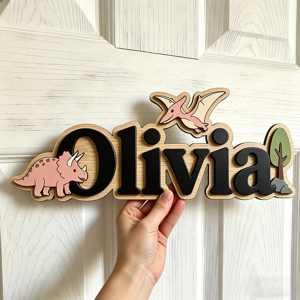 Personalized Dinosaur Name Sig - Baby Nursery Baby avis et prix