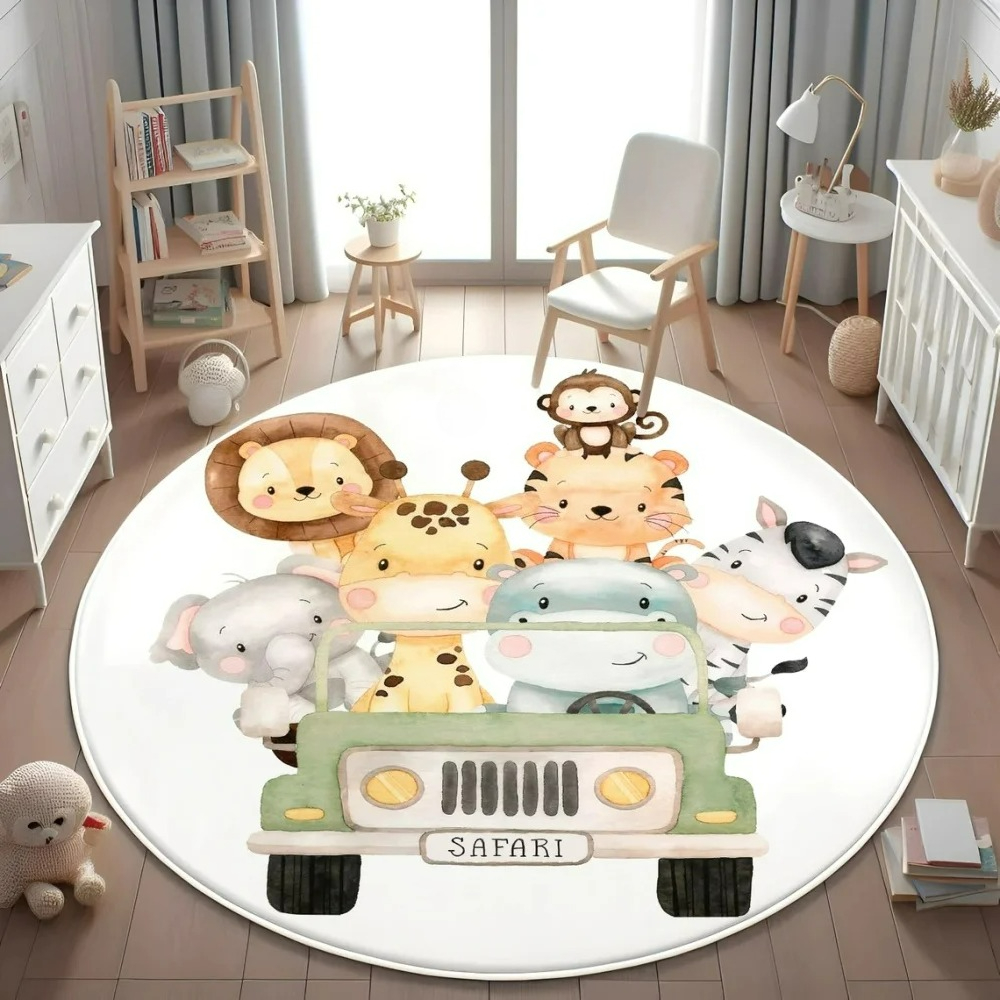 Wild Safari Animal Floor Mat G - Soft Rug Nursery avis et prix