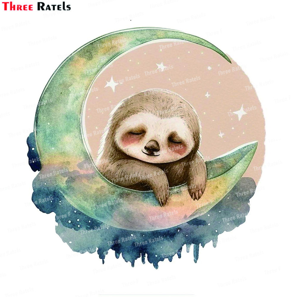 Three Ratels K745 Watercolor b - Baby Nursery Gender Neutral avis et prix