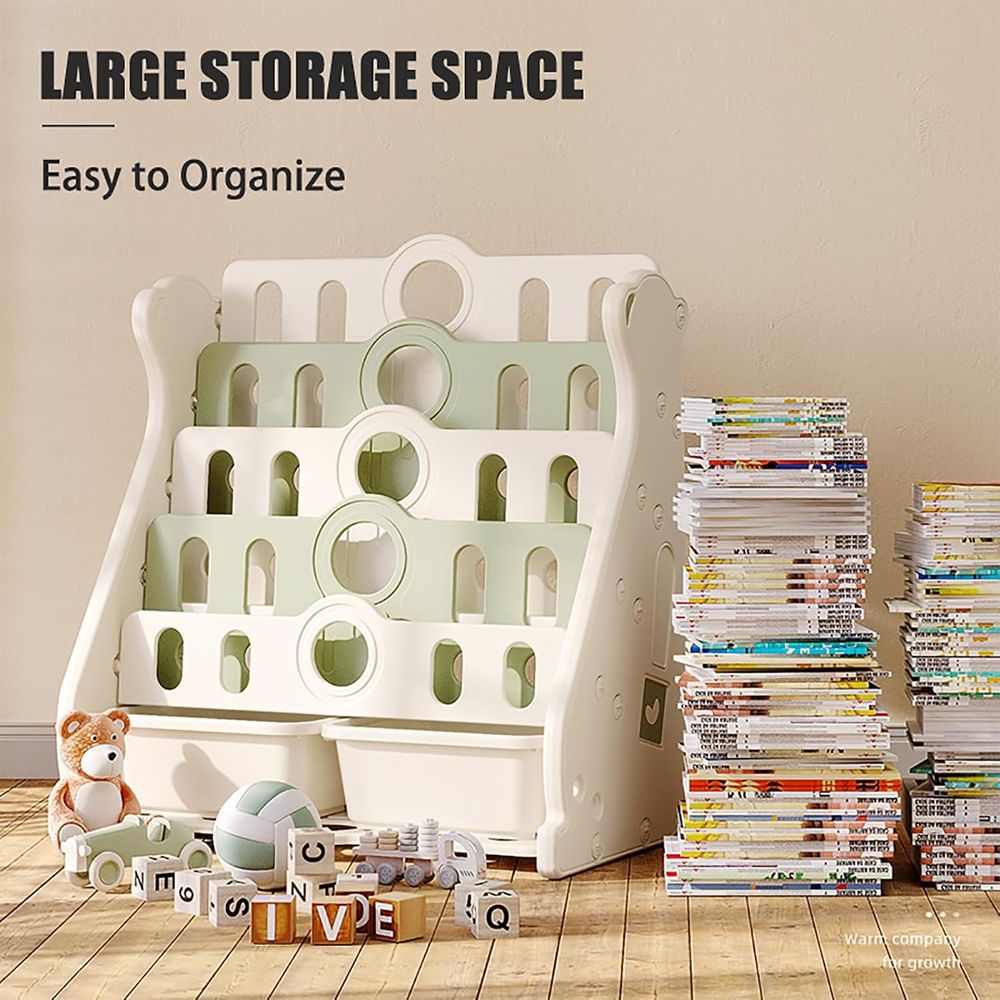 Kids Bookshel and Toy Storage  - Baby Nursery Bookcase avis et prix