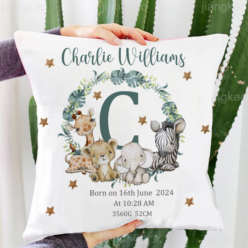 Personalized Safari Animal wit - Baby Nursery Animal Prints avis et prix