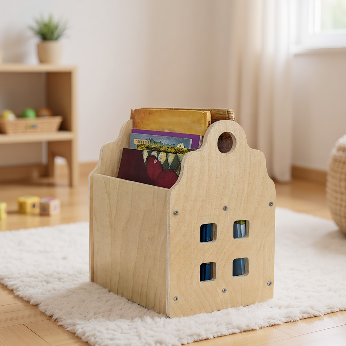 Toddler Bookshelf Double-Sided - Baby Nursery Bookcase avis et prix