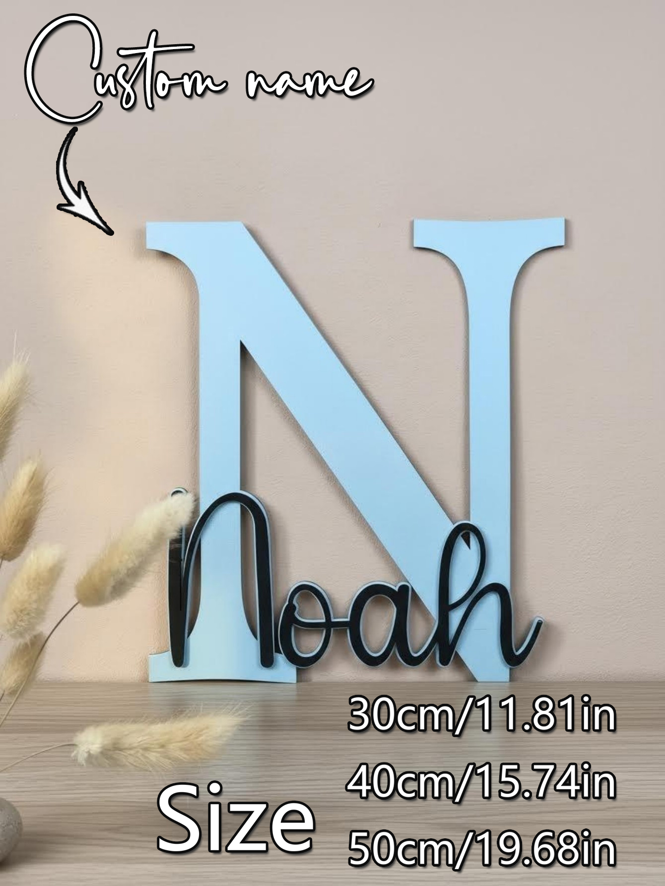 Custom Name Cloud Shaped Woode - Baby Nursery Baby avis et prix