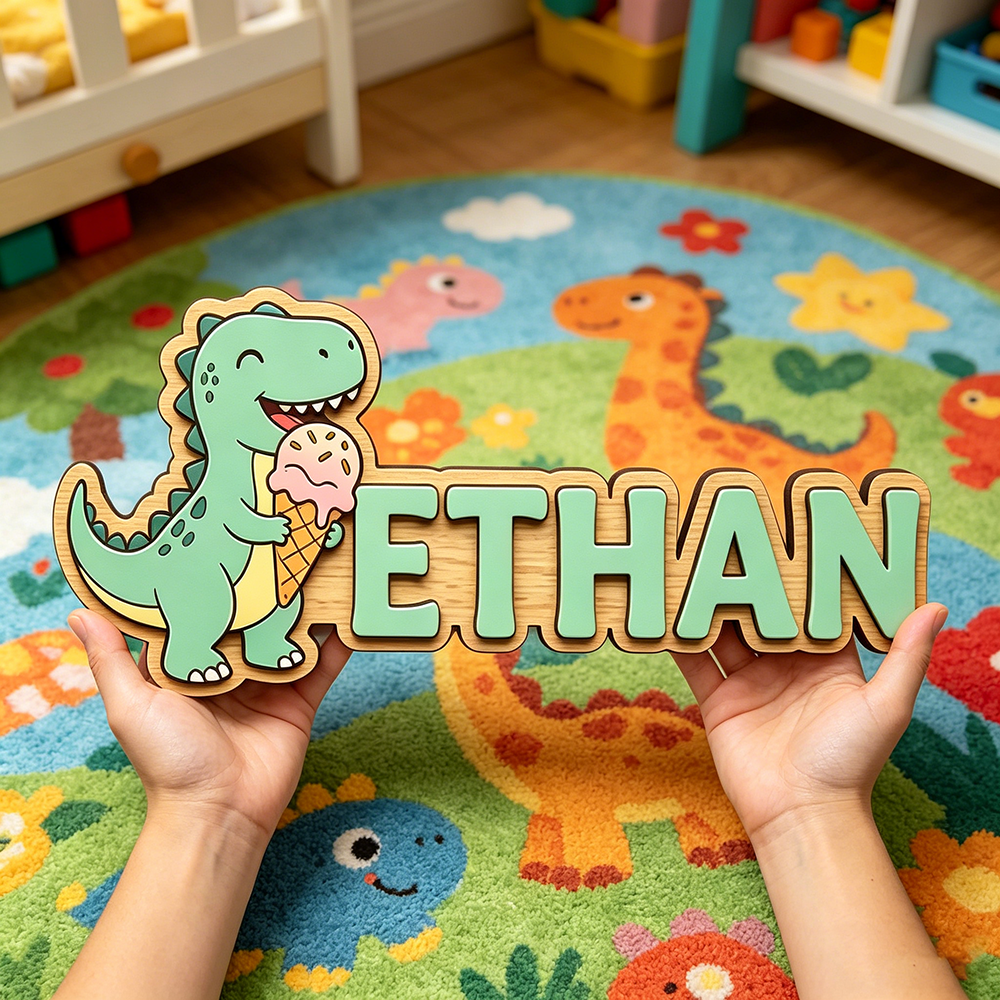 Whimsical Ice Cream Dinosaur C - Baby Nursery Baby avis et prix
