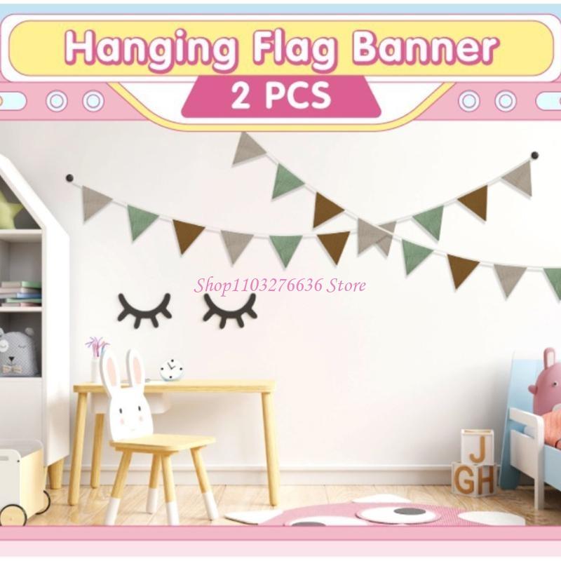 R6FD Soft Fabric Bunting Banne - Baby Nursery Gender Neutral avis et prix