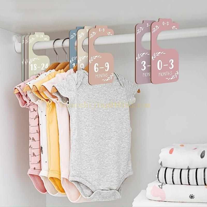Set of 8 Baby Closet Wooden Di - Baby Nursery Closet avis et prix