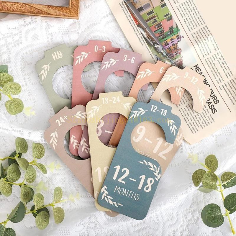 Set of 8 Baby Closet Wooden Di - Baby Nursery Closet avis et prix