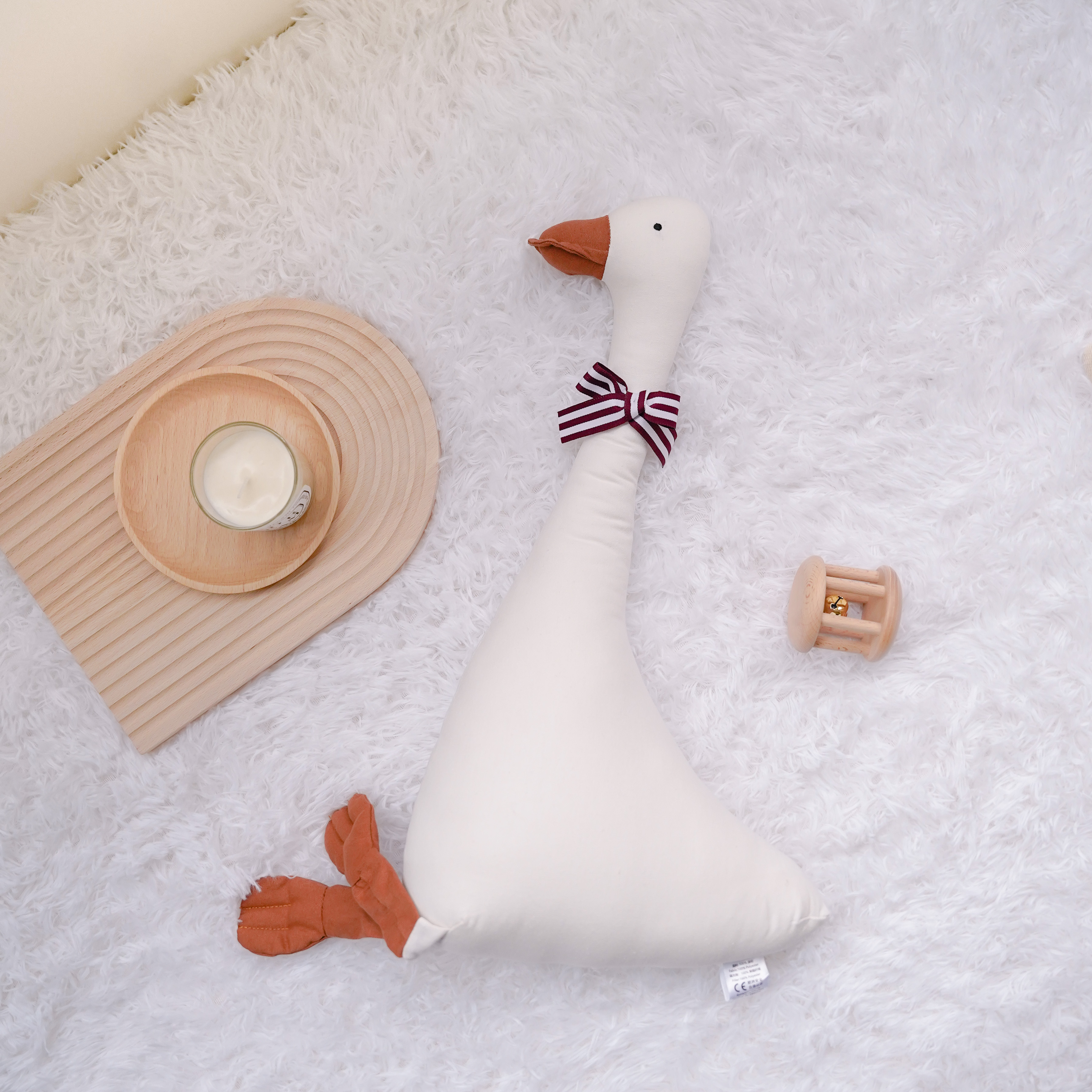 Stylish Cloth Goose Doll - Han - Baby Nursery Fabric avis et prix