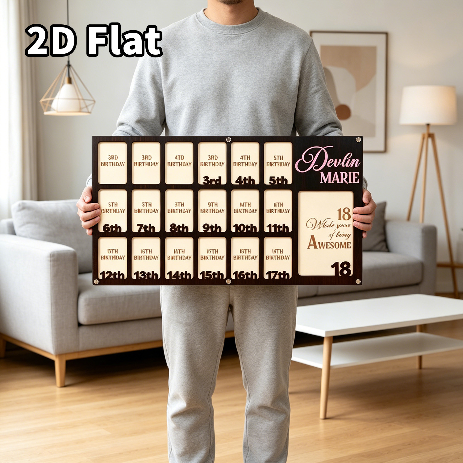 1Pc Custom Grade Photo Frame W - Baby Nursery Baby avis et prix
