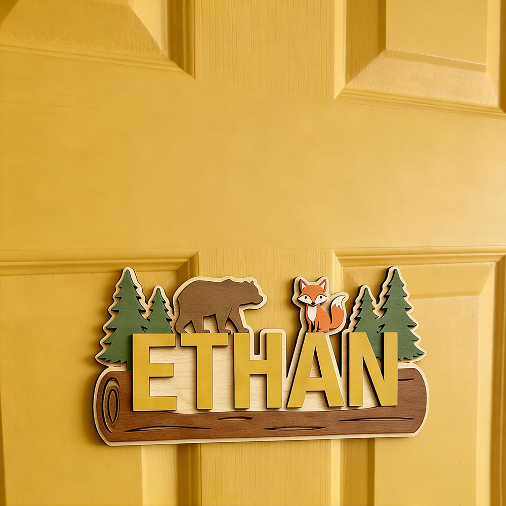 Woodland Forest Animal Persona - Baby Nursery Baby avis et prix