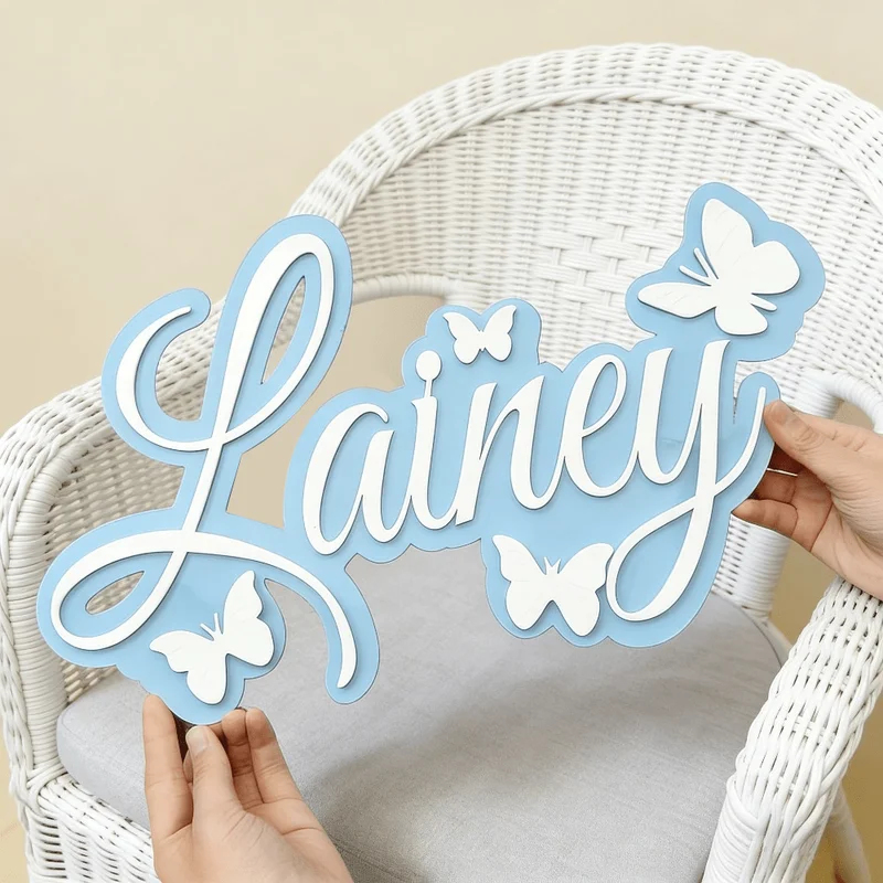 Personalized Baby Name Plaque, - Baby Nursery Wall Decor avis et prix