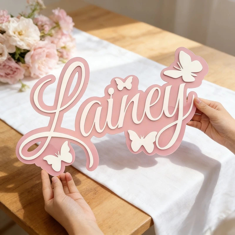 Personalized Baby Name Plaque, - Baby Nursery Wall Decor avis et prix