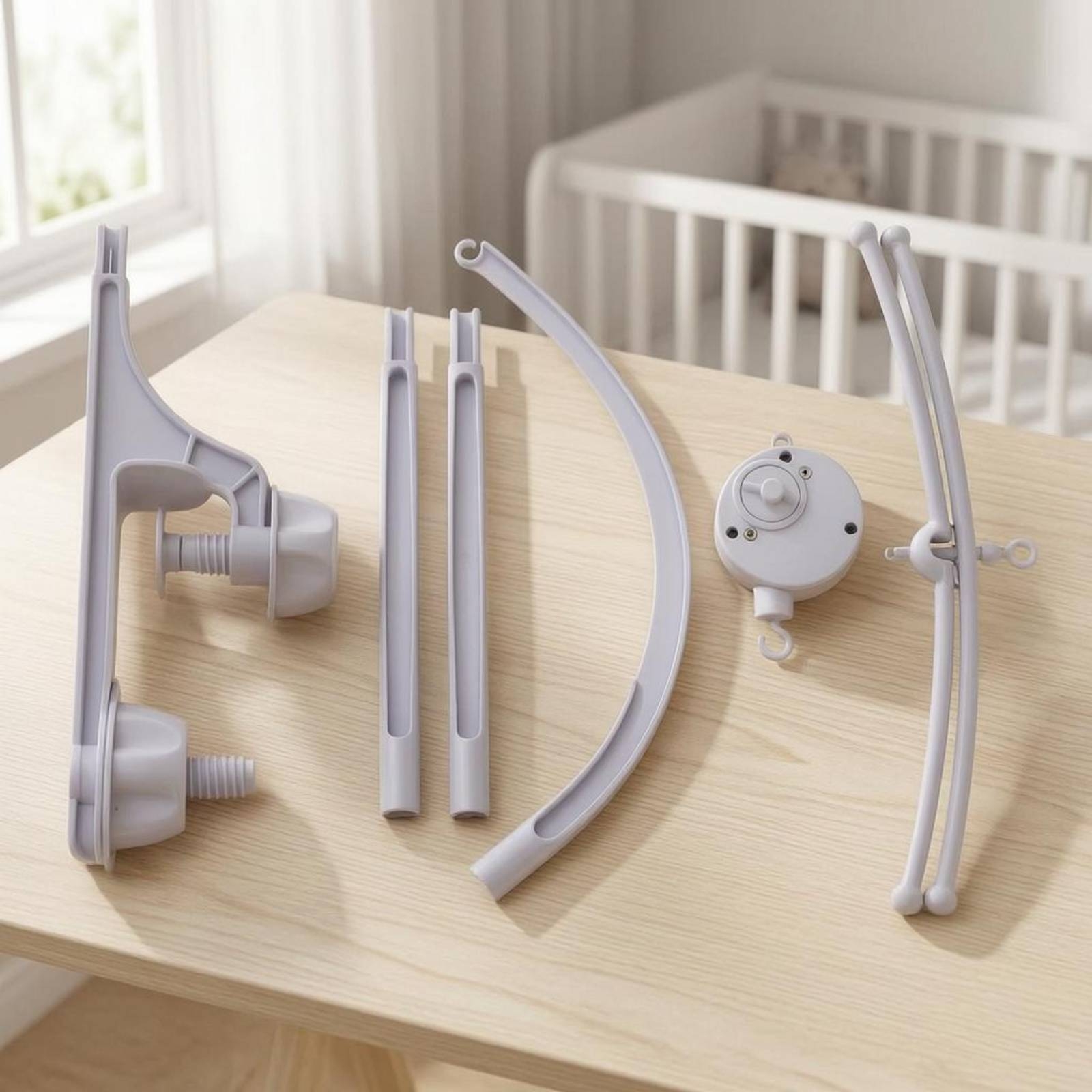 Baby Crib Mobile Stand White C - Baby Nursery Mobile avis et prix