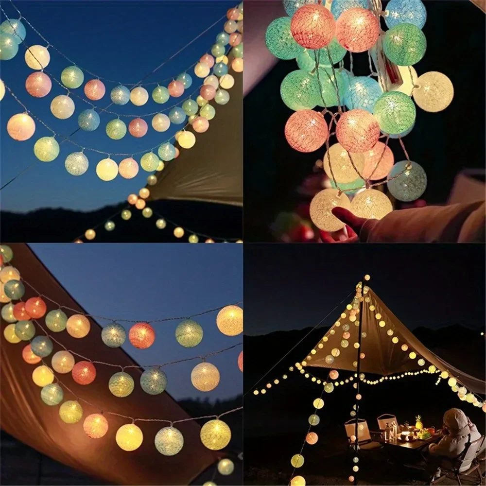 Halloween Cotton Garland Balls - Baby Nursery Light avis et prix