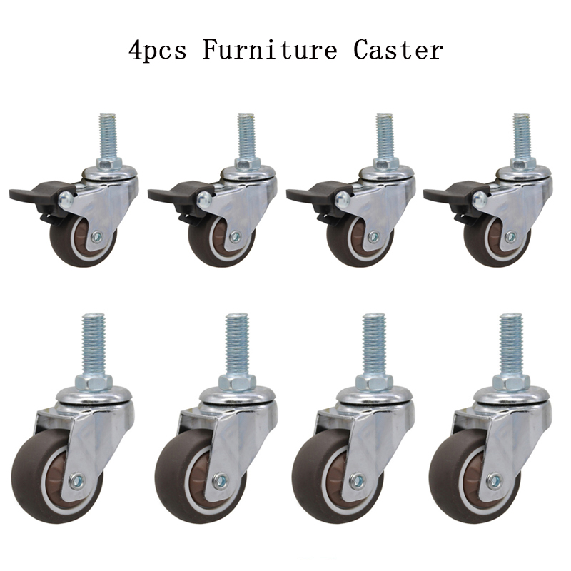 4pcs Furniture Casters Wheels  - Baby Nursery Trolley avis et prix