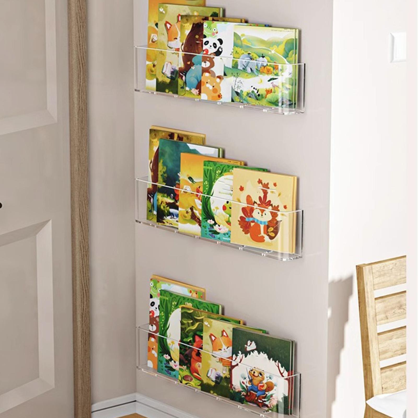 3x Floating Book Shelves Class - Baby Nursery Floating Shelves avis et prix