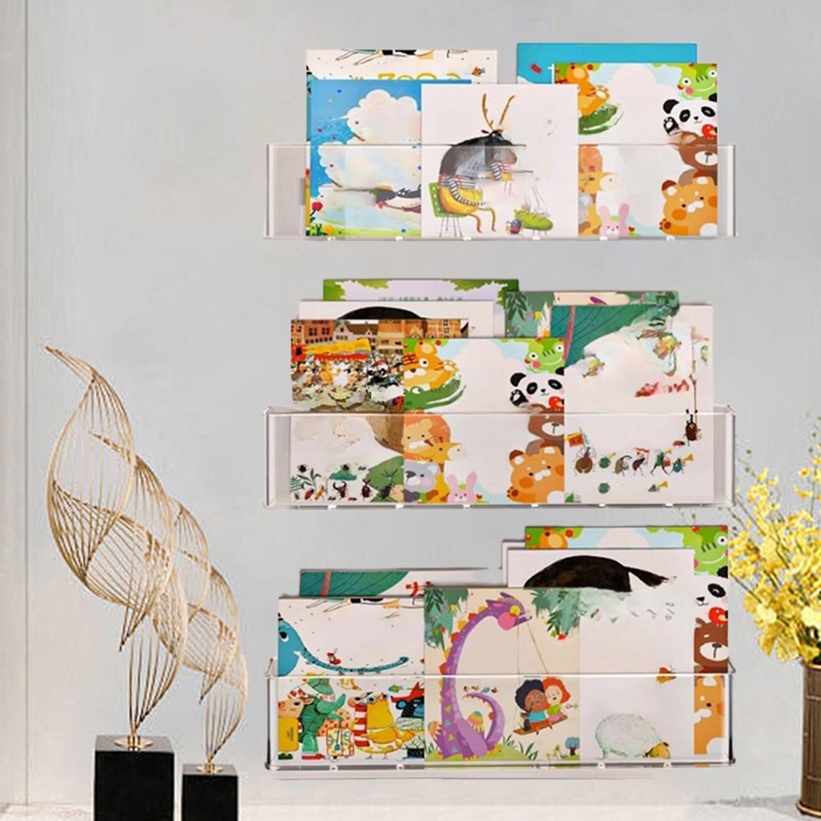 3x Floating Book Shelves Class - Baby Nursery Floating Shelves avis et prix