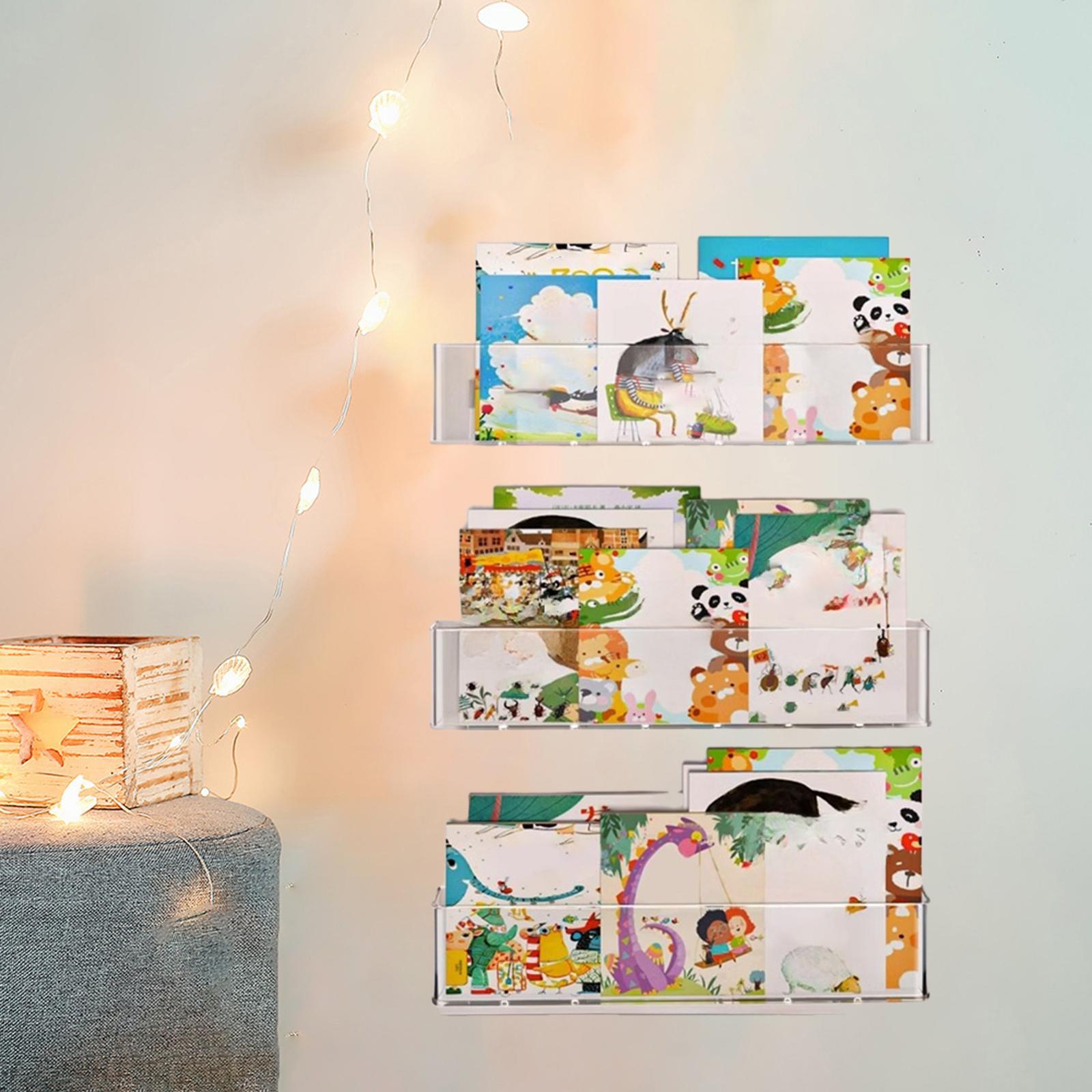 3x Floating Book Shelves Class - Baby Nursery Floating Shelves avis et prix