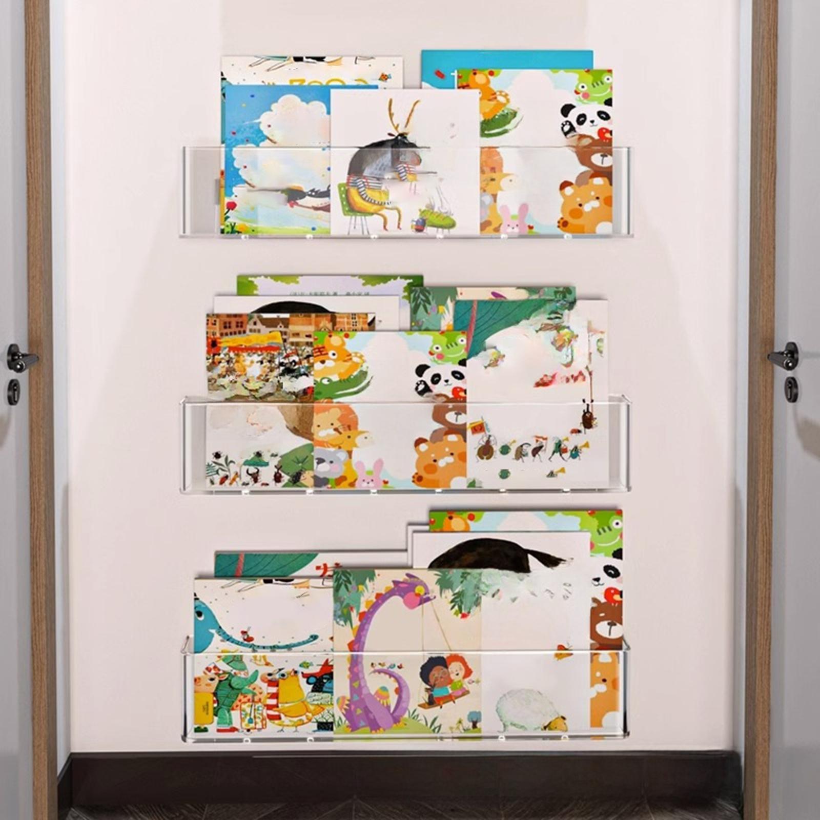 3x Floating Book Shelves Class - Baby Nursery Floating Shelves avis et prix