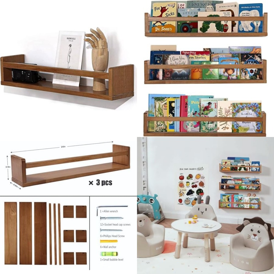 Nursery Shelves Floating Book  - Baby Nursery Floating Shelves avis et prix