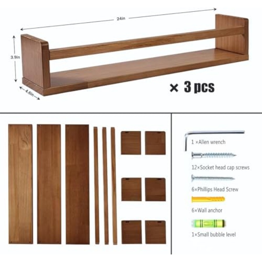 Nursery Shelves Floating Book  - Baby Nursery Floating Shelves avis et prix