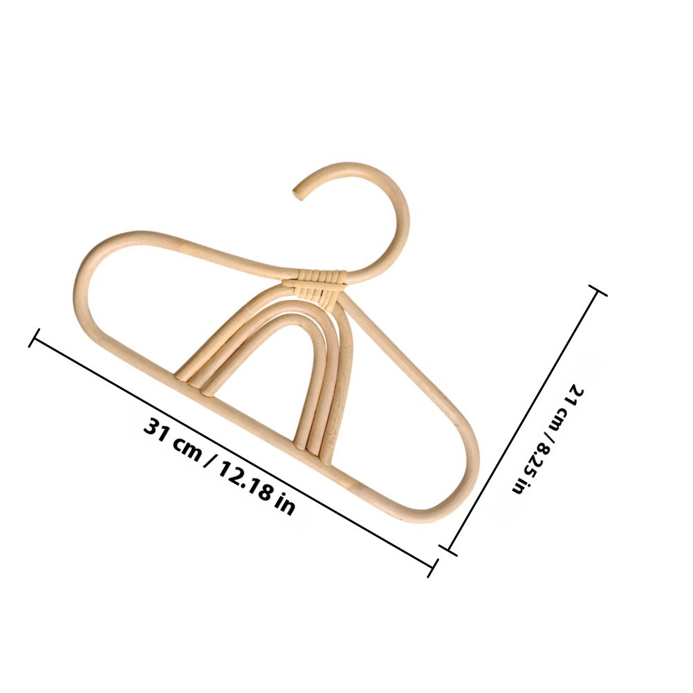 Rattan Toddler Hanger Compact  - Baby Nursery Closet Organization avis et prix