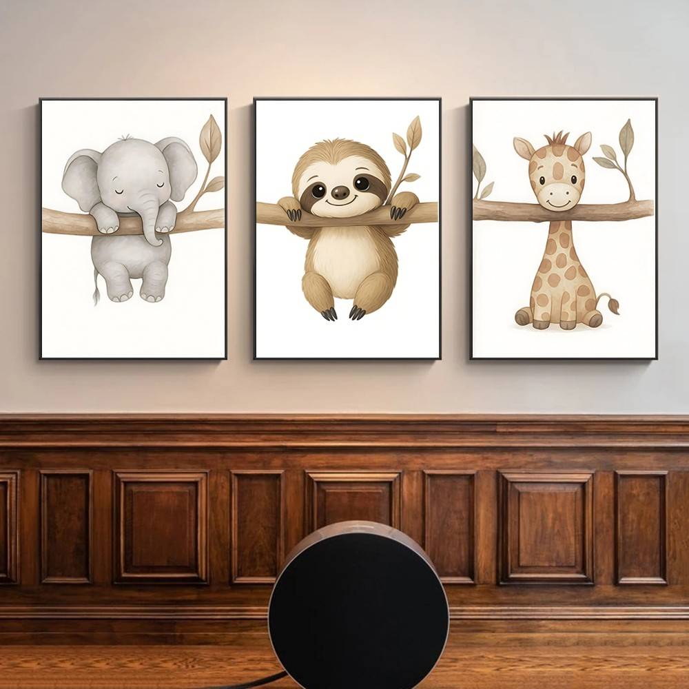 Neutral Boho Safari Baby Anima - Baby Nursery Gender Neutral avis et prix