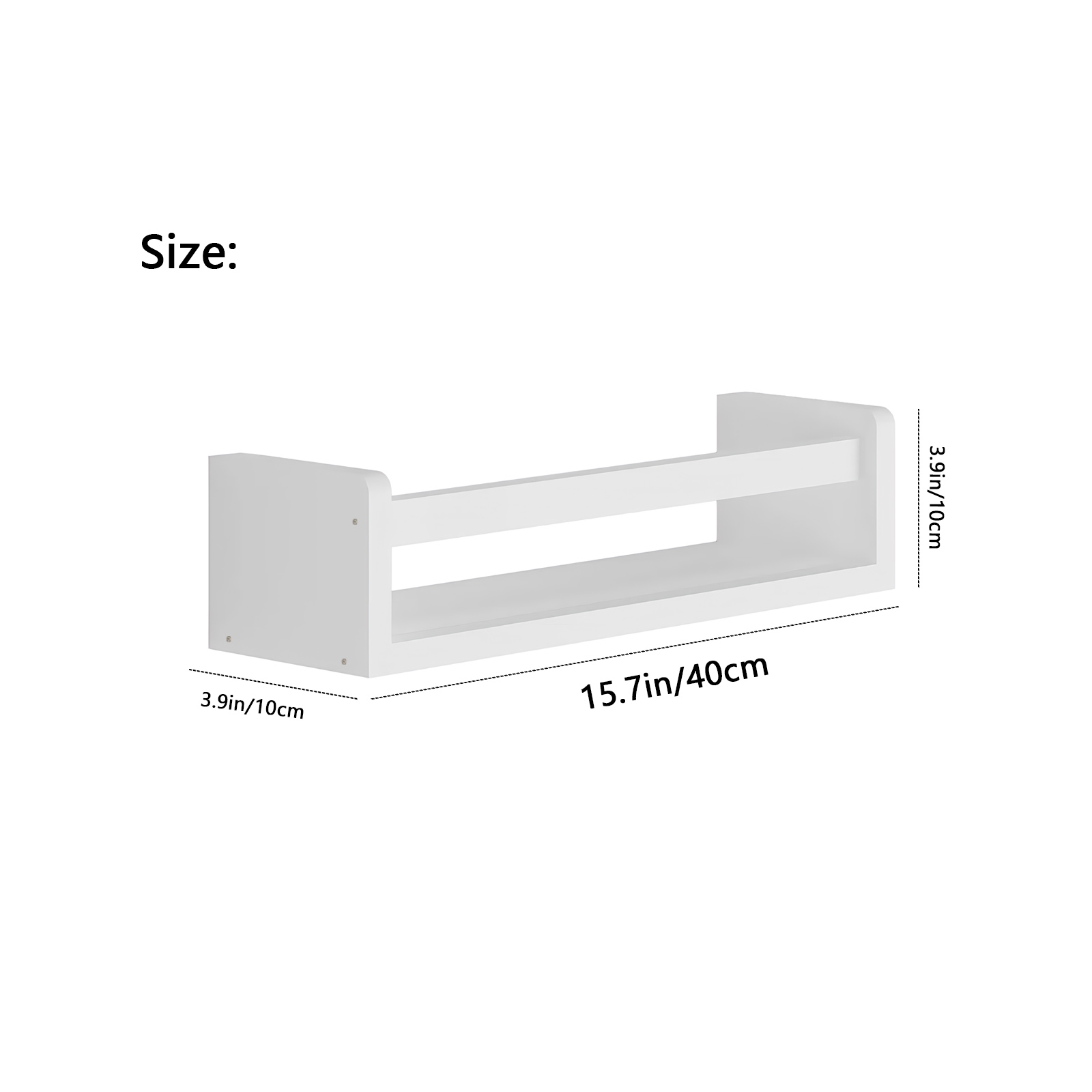 Set of 3 Nursery Book Shelves  - Baby Nursery Floating Shelves avis et prix