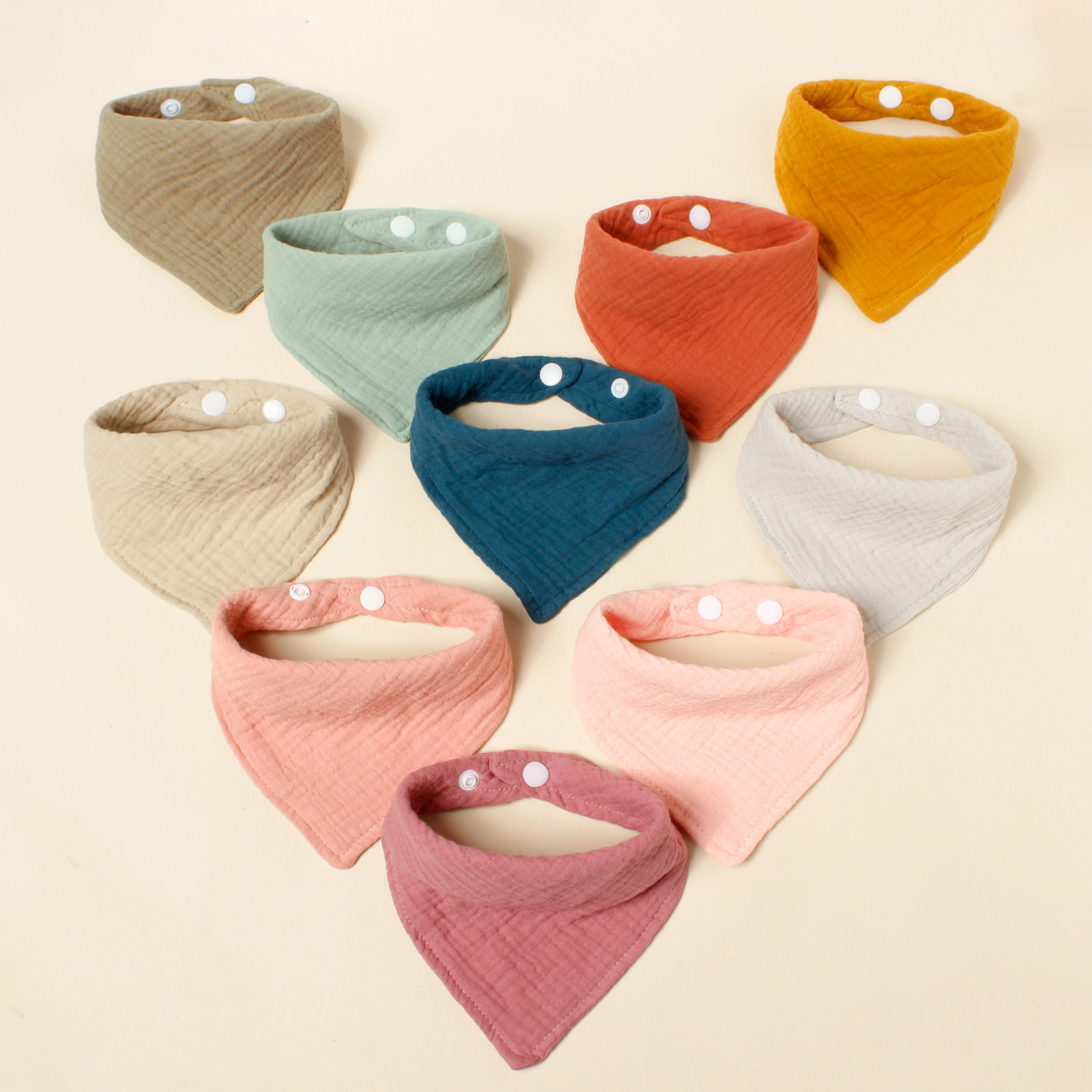 5pcs Baby Adorable Bandana Bib - Baby Nursery Set avis et prix