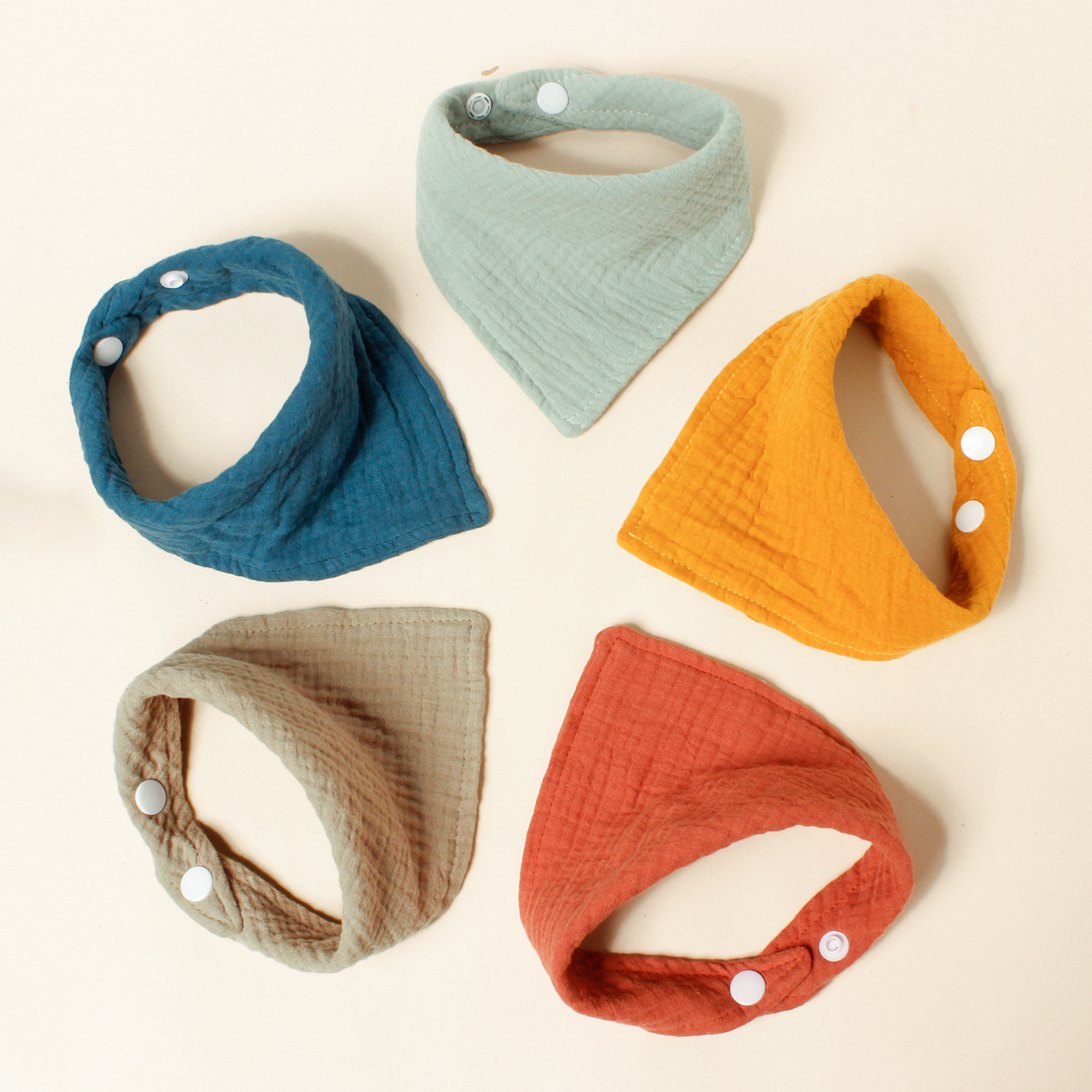 5pcs Baby Adorable Bandana Bib - Baby Nursery Set avis et prix